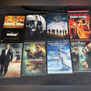 Mixed Movie DVD Lot - Assorted Titles with Colorful Covers